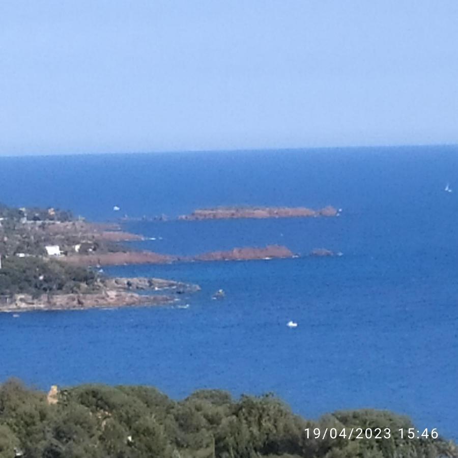 Studio 4P Vue Mer Calme Cap Esterel Saint-Raphaël Extérieur photo
